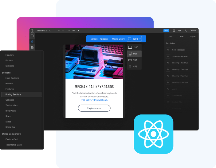 react static website generator